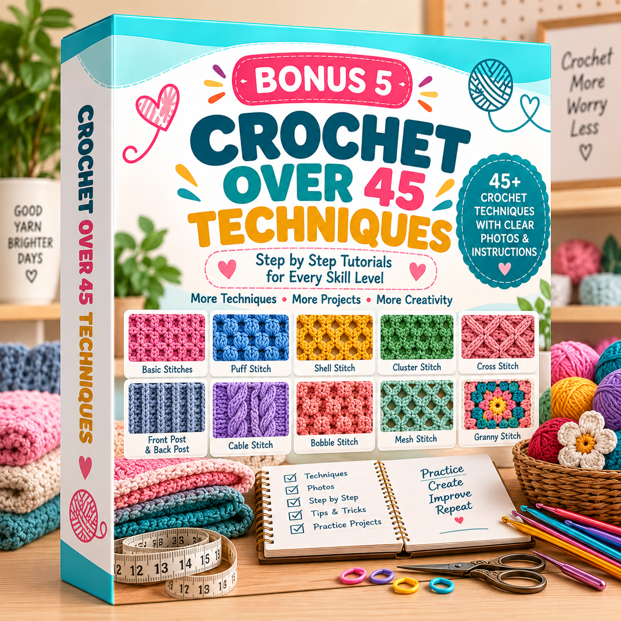 Crochet Over 45 Techniques